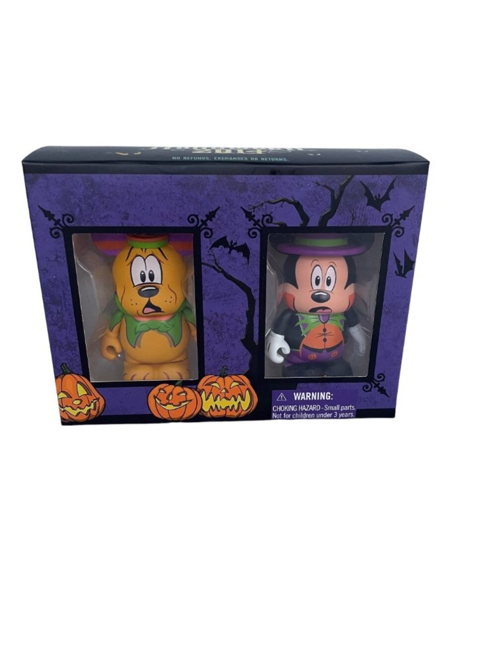 Disney Parks 2014 Mickey Mouse & Pluto Halloween Vinylmation Limited Edition Set